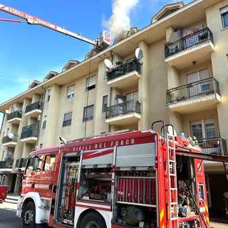 I soccorsi in via Milano a Bra
