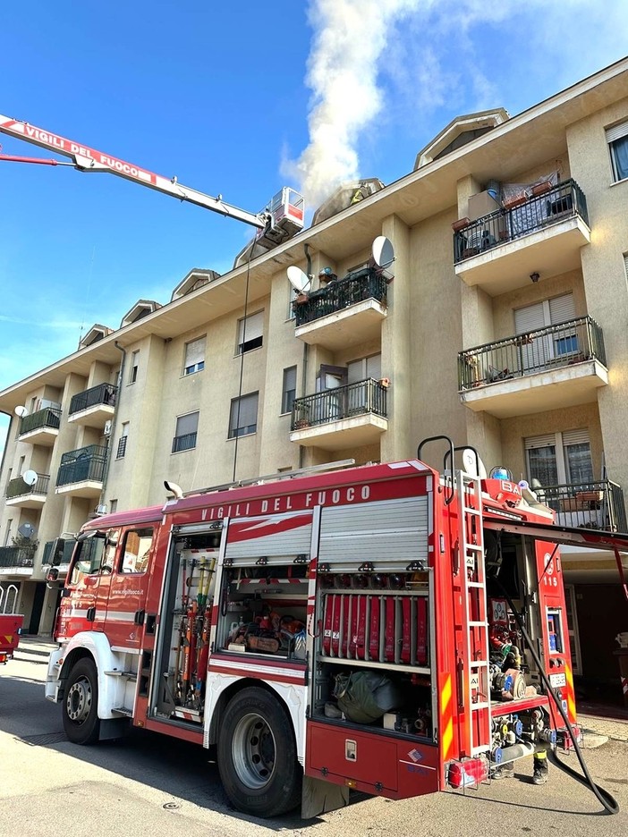 I soccorsi in via Milano a Bra I soccorsi in via Milano a Bra