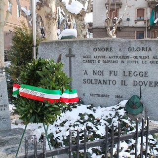 il monumento dedicato agli Alpini, a Bra