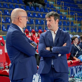 Il DS Paolo Brugiafreddo e coach Battocchio