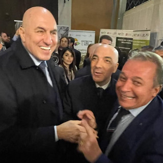 Il ministro Guido Crosetto e l'assessore regionale Paolo Bongioanni