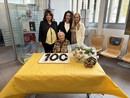 Saluzzo, Ufficio Postale festeggiati i 100 anni di Bruna Andreis, già direttrice della Filiale