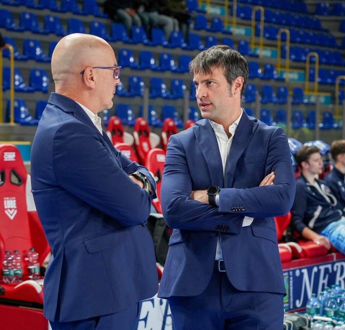 Il DS Paolo Brugiafreddo e coach Battocchio