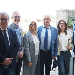 Le autorità all'inaugurazione del nuovo WiLa