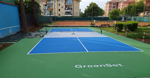 Il nuovo campo realizzato al Tennis Club