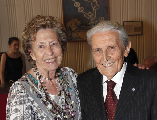 Giovanni Bressano con la moglie Pia Cavallo Giovanni Bressano con la moglie Pia Cavallo