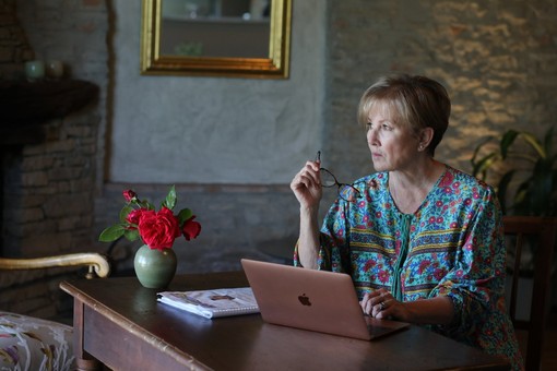 La scrittrice americana Barbara Boyle