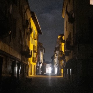 Buio a Bra, blackout notturno  nel centro della città