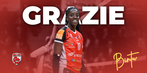 VOLLEY A1F / Cuneo saluta e ringrazia Bintu Diop: ai titoli di coda la sua avventura con le Gatte VOLLEY A1F / Cuneo saluta e ringrazia Bintu Diop: ai titoli di coda la sua avventura con le Gatte