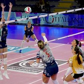 Una immagine del match disputato all'andata (foto sito Legavolleyfemminile) Una immagine del match disputato all'andata (foto sito Legavolleyfemminile)