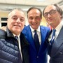 Franco Graglia insieme con il presidente Cirio e il dottor Massimo Gula Franco Graglia insieme con il presidente Cirio e il dottor Massimo Gula