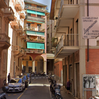 Il luogo dove avvenne l'omicidio, in via Marsala a Chiavari