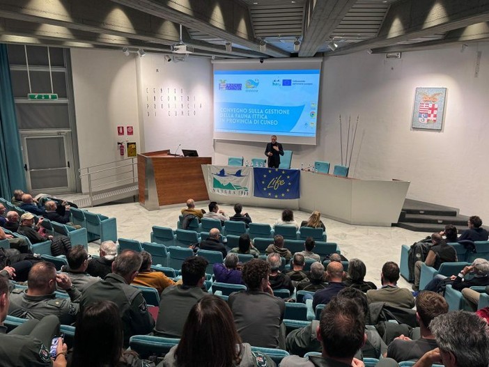 Grande partecipazione al convegno provinciale sulla gestione sostenibile della fauna ittica