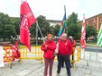 Nelle foto alcuni momenti della manifestazione tenuta in piazza Foro Boario