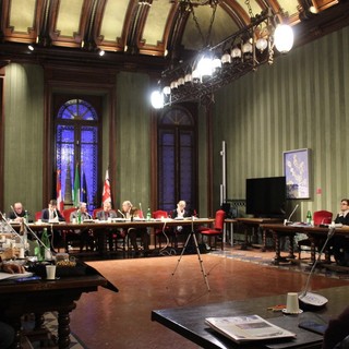 Un Consiglio Comunale di Alba degli anni passate, immagine di repertorio