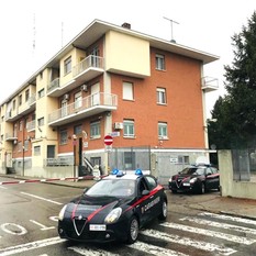 La caserma dei Carabinieri di Alba