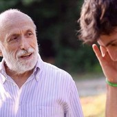 Carlin Petrini con il presidente di Cia Cuneo, Marco Bozzolo