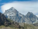 Il Monviso imbiancato dalla prima neve d'estate (fotografia di Gabriele Genre)