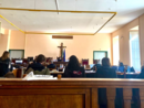Un'aula del tribunale di Cuneo Un'aula del tribunale di Cuneo