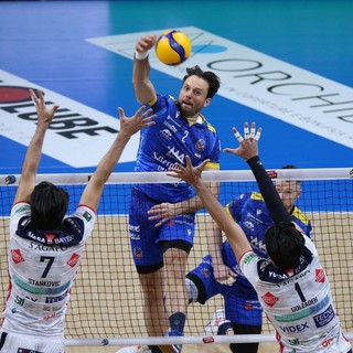 Ancora una volta l'apporto di Lorenzo Codarin è stato determinante nella vittoria di Cuneo contro Grottazzolina (Foto Valerio Giraudo)