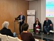 Alcuni momenti dell'incontro tenuto a Palazzo Banca d'Alba