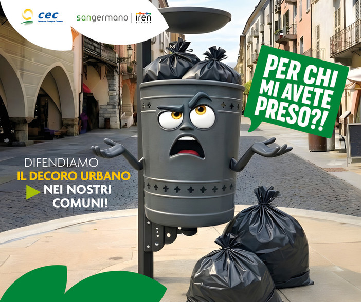 Rifiuti a Cuneo: scatta la campagna di sensibilizzazione contro l'uso errato dei cestini pubblici Rifiuti a Cuneo: scatta la campagna di sensibilizzazione contro l'uso errato dei cestini pubblici