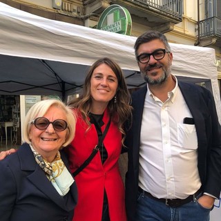 Mauro Calderoni con Chiara Gribaudo e Bruna Sibille