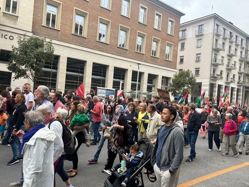 Immagine di un precedente corteo in città