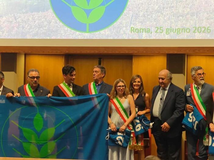 La consegna delle bandiere ai Comuni Spiga Verde