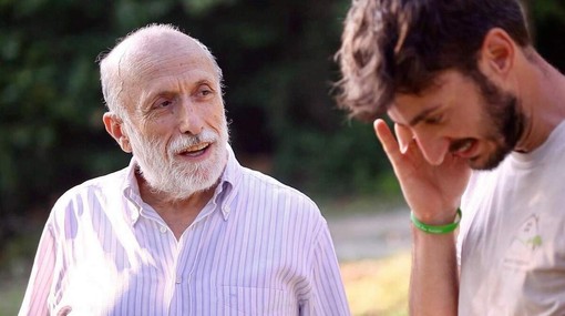 Carlin Petrini con il presidente di Cia Cuneo, Marco Bozzolo Carlin Petrini con il presidente di Cia Cuneo, Marco Bozzolo