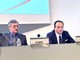 L'assessore Icardi e il governatore Cirio alla presentazione del progetto per il nuovo ospedale tenuta nel febbraio scorso in Provincia