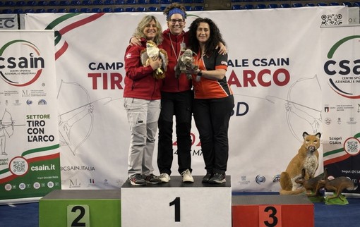 TIRO CON L'ARCO / Doppio podio per Bra ai Campionati Nazionali Indoor 3D Csain e terzo posto assoluto per Chiara Mantovanelli TIRO CON L'ARCO / Doppio podio per Bra ai Campionati Nazionali Indoor 3D Csain e terzo posto assoluto per Chiara Mantovanelli
