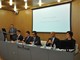 L'intervento di Tino Cornaglia. Al tavolo da sinistra Enzo Cazzullo, Luca Jeantet, Alain Devalle, Andrea De Giorgi ed Elena Boretto
