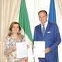 Il presidente Cirio con la ministra Alberti Casellati