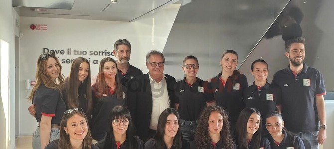 Volley Busca vola in serie C, la festa e un tour speciale per le campionesse [VIDEO]