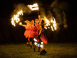 Il teatro di fuoco "I Custodi delle Fiamme" della compagnia Calidè
