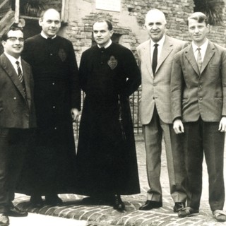 Fratel Luigi Bordino durante una sua visita a Colle don Bosco (Foto fratelluigibordino.it)