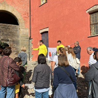 L'ingresso al Castello Rosso