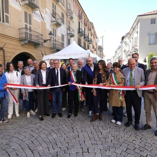 Il presidente Robaldo all’inaugurazione del Cuneo Montagna Festival