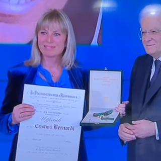 Cristina Bernardi nominata Ufficiale al Merito della Repubblica, oggi la cerimonia al Quirinale Cristina Bernardi nominata Ufficiale al Merito della Repubblica, oggi la cerimonia al Quirinale