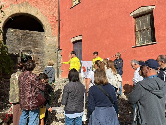 L'ingresso al Castello Rosso