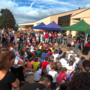 Premiazione finale dopo il pomeriggio di gioco in piazza I Maggio