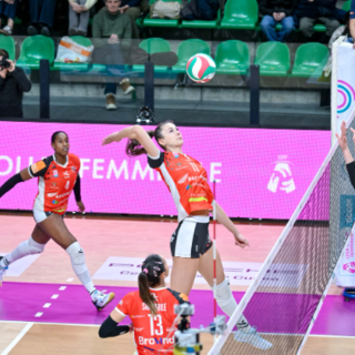 La centrale Agnese Cecconello in azione (foto di Danilo Ninotto)