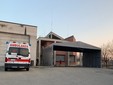 Il tunnel per la sanificazione delle ambulanze donato alla Cri albese dalla Giesse Logistica di Castellinaldo