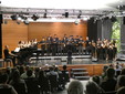 Il coro “da Vinci” durante il Concerto  (foto Marco Buccolo)