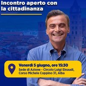 Carlo Calenda ad Alba: domani pomeriggio incontro aperto nella sede cittadina di Alba