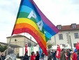 Nelle foto alcuni momenti della manifestazione tenuta in piazza Foro Boario