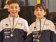 Nella foto: Centola e Giachino 5° e 6° classificati nella categoria Giovanissimi Nella foto: Centola e Giachino 5° e 6° classificati nella categoria Giovanissimi