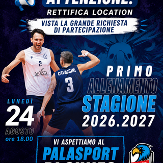 SUPERLEGA / Preseason Cuneo Volley: il via lunedì 24 agosto al Palasport, sold out in dieci giorni