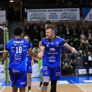 La grinta di Ivan Zaytsev, Mvp della partita con Monza (Foto Beatrice Bramardi)